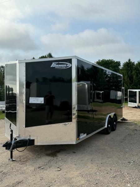 New 2026 Formula Trailers 8.5X20 BLACK Cargo / Enclosed Trailer