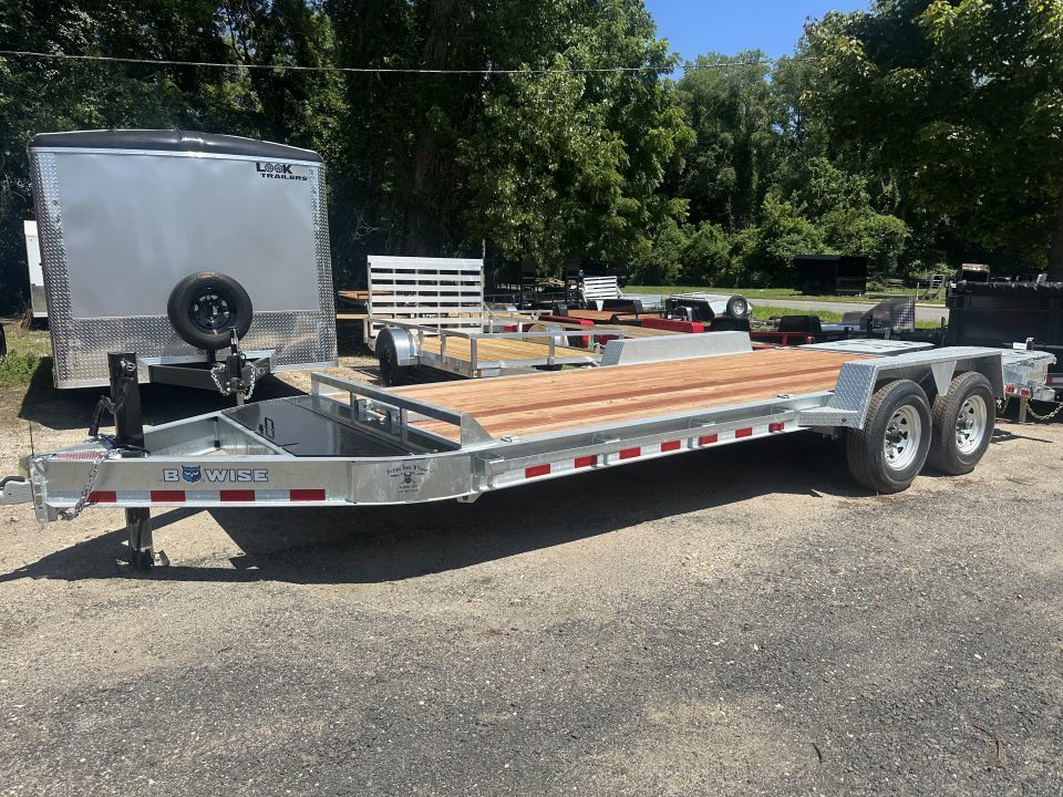 New 2026 BWISE EF 20' Equipment Trailer 15K GVW Full with ramps