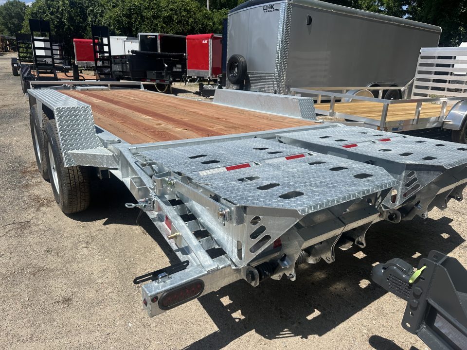 New 2026 BWISE EF 20' Equipment Trailer 15K GVW Full with ramps