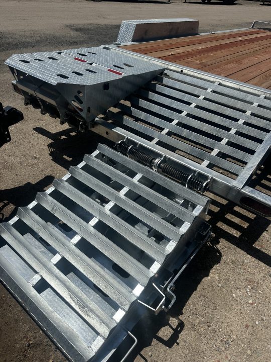 New 2026 BWISE EF 20' Equipment Trailer 15K GVW Full with ramps