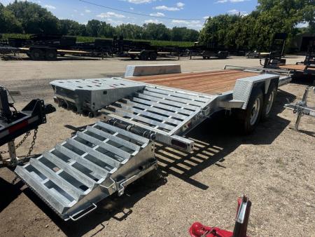 New 2026 BWISE EF 20' Equipment Trailer 15K GVW Full with ramps