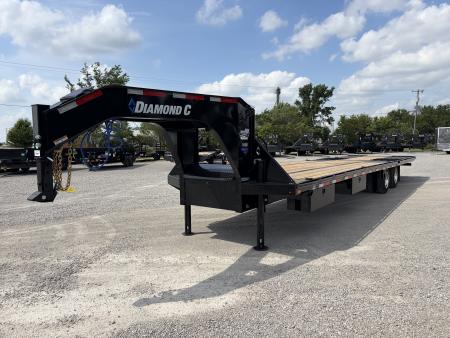 New 2026 Diamond C Trailers FMAX212L35X102HDT (102  X 35') 25.9K (Pacesetter Ed.) Hydraulic Dovetail Flatbed Trailer