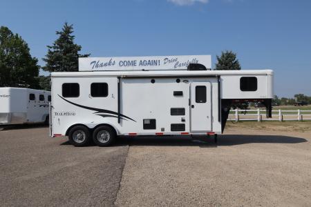 Used 2017 Bison Trailers 2 Horse LQ Trailer