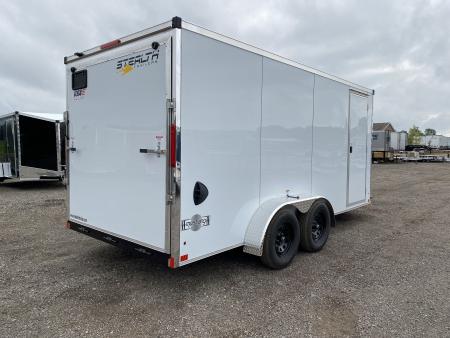 New 2026 Stealth Trailers Mustang 7x16 V-Nose Ramp Door 6'6" Cargo / Enclosed Trailer