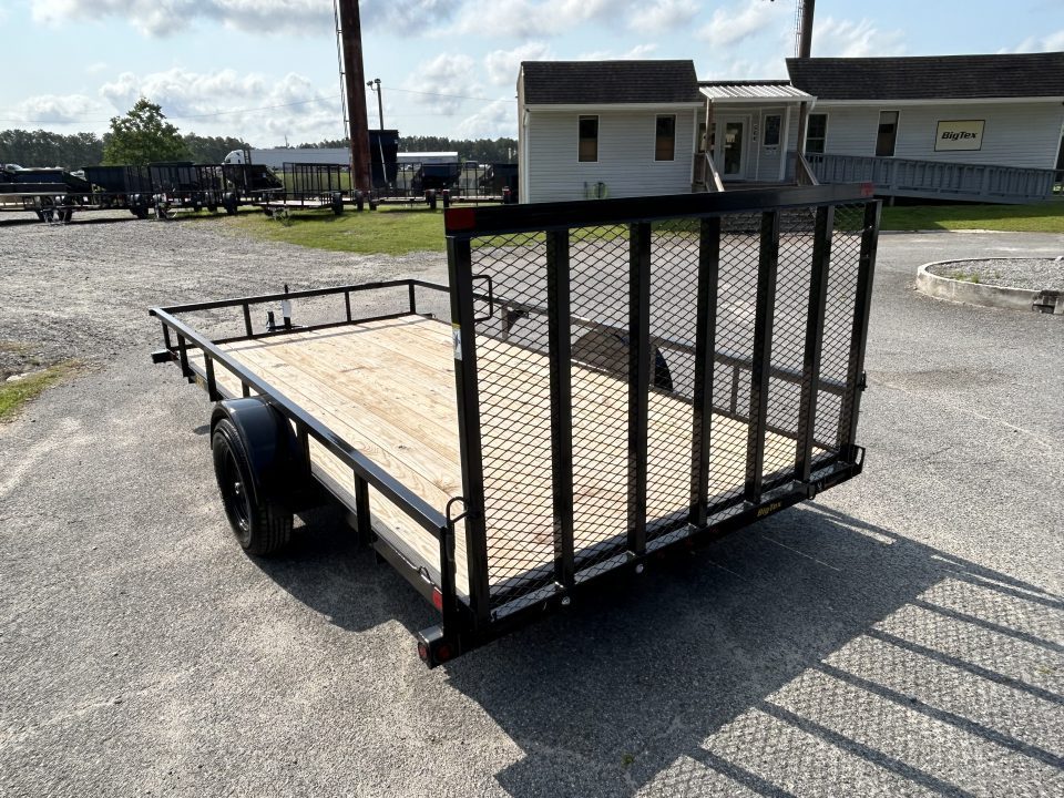 New 2026 Big Tex Trailers 35SX-14 Utility Trailer, 83x14 with Tube Spring Assist Ramp Gate