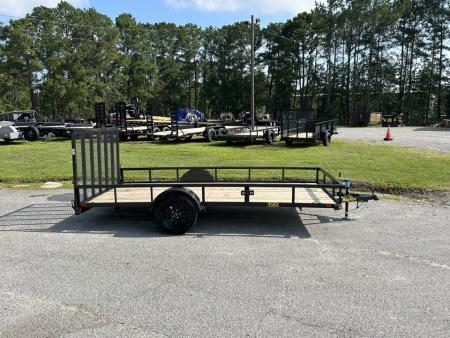 New 2026 Big Tex Trailers 35SX-14 Utility Trailer, 83x14 with Tube Spring Assist Ramp Gate
