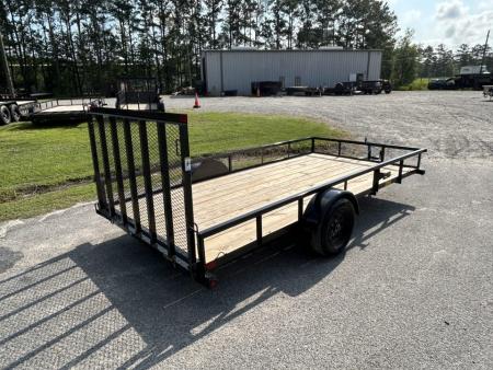 New 2026 Big Tex Trailers 35SX-14 Utility Trailer, 83x14 with Tube Spring Assist Ramp Gate