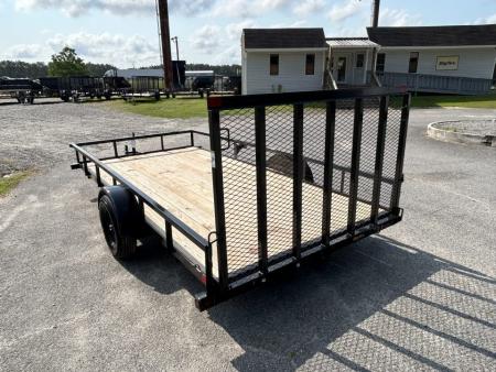 New 2026 Big Tex Trailers 35SX-14 Utility Trailer, 83x14 with Tube Spring Assist Ramp Gate