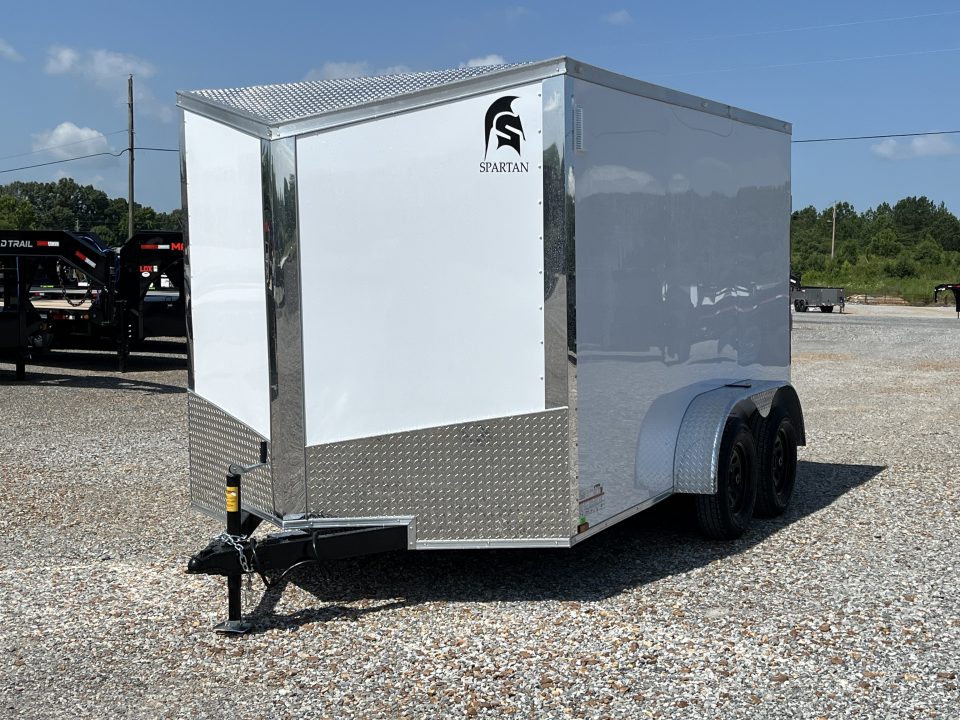 New 2026 Spartan 7'X12' 7k Enclosed Trailer