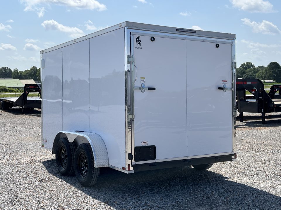 New 2026 Spartan 7'X12' 7k Enclosed Trailer