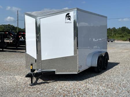 New 2026 Spartan 7'X12' 7k Enclosed Trailer
