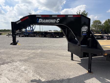 New 2026 Diamond C Trailers FMAX210L32X102HDT (32' X 102") 25K Hydraulic Dove Tail Flatbed Trailer