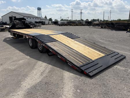 New 2026 Diamond C Trailers FMAX210L32X102HDT (32' X 102") 25K Hydraulic Dove Tail Flatbed Trailer