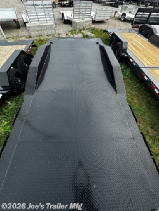 New 2024 Iron Bull 102X20 14000 GVWR Drive Over Fenders Slide In Ramps Equipment Trailer