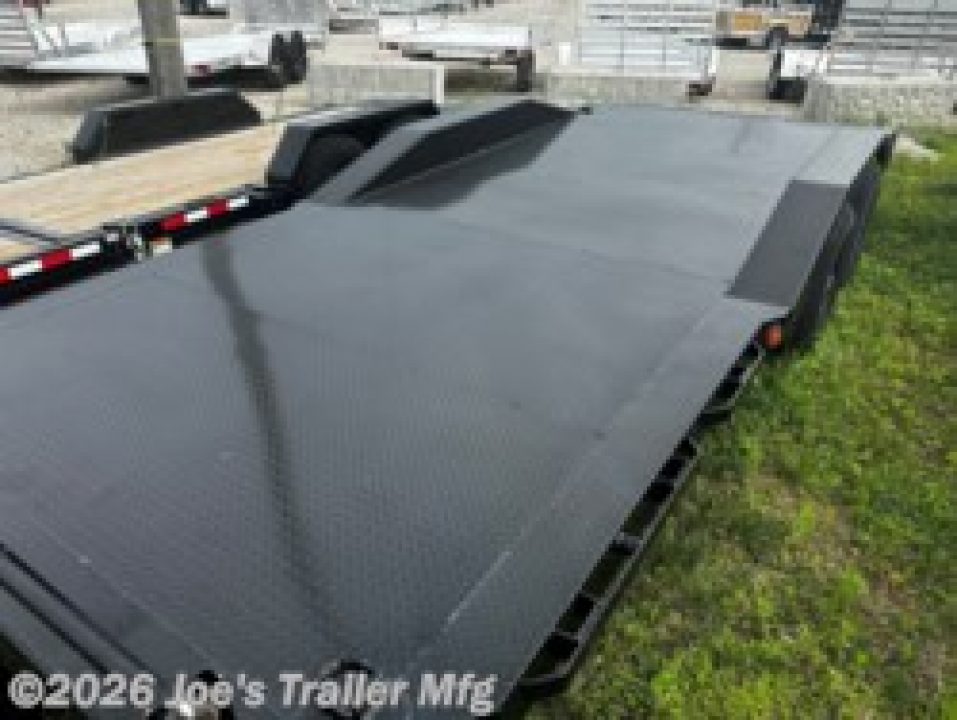 New 2024 Iron Bull 102X20 14000 GVWR Drive Over Fenders Slide In Ramps Equipment Trailer
