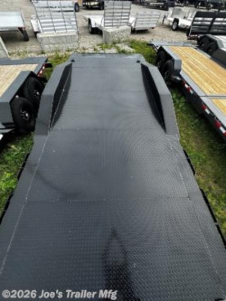 New 2024 Iron Bull 102X20 14000 GVWR Drive Over Fenders Slide In Ramps Equipment Trailer