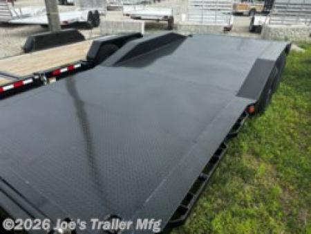 New 2024 Iron Bull 102X20 14000 GVWR Drive Over Fenders Slide In Ramps Equipment Trailer