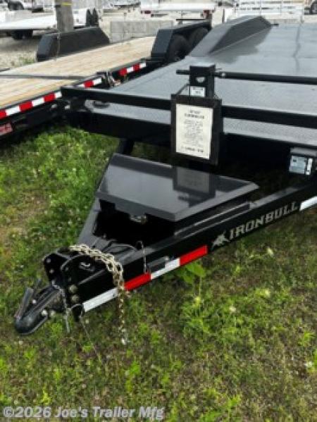 New 2024 Iron Bull 102X20 14000 GVWR Drive Over Fenders Slide In Ramps Equipment Trailer