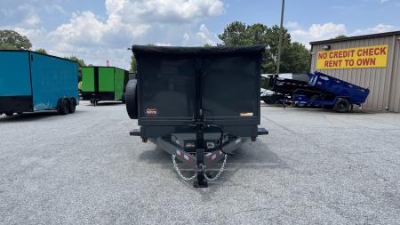 New 2026 PROSPECTOR 14K 7X16 TELESCOPING DUMP TRAILER 4' WALLS AND ALUMINIUM RAMPS
