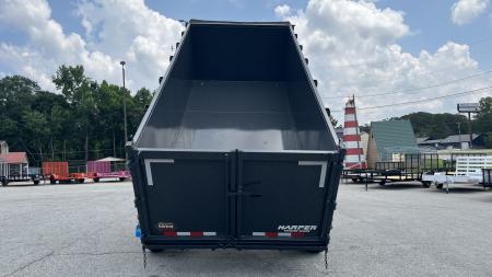 New 2026 PROSPECTOR 14K 7X16 TELESCOPING DUMP TRAILER 4' WALLS AND ALUMINIUM RAMPS