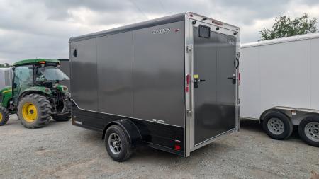 New 2027 Legend 7 x 12 + 3' Deluxe V-Nose Cargo Trailer w/ Ramp (5200# AXLE!!!)