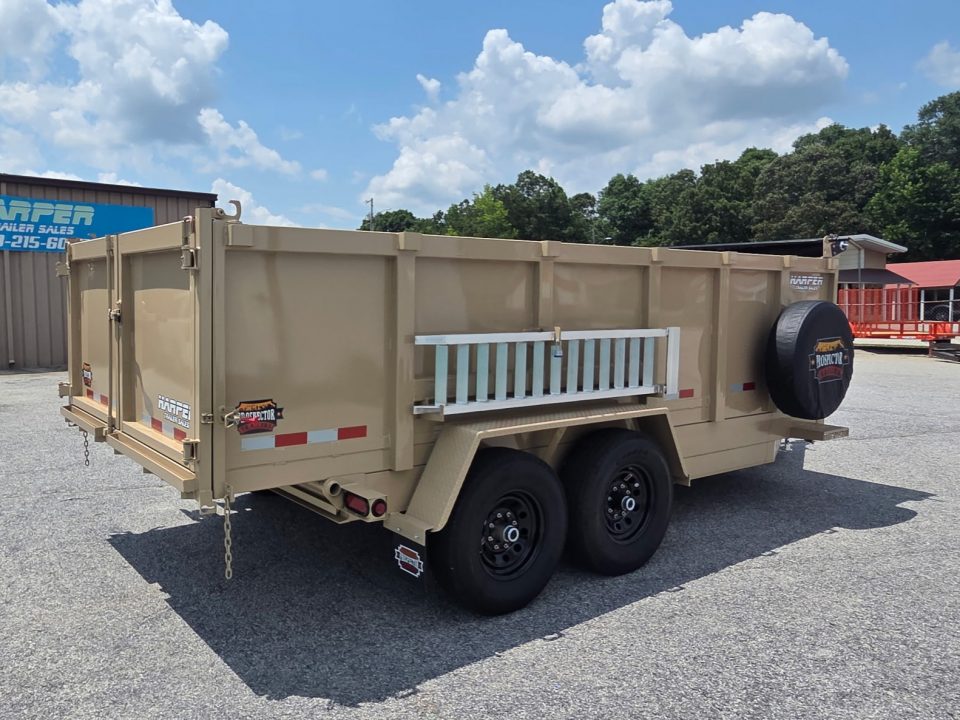 New 2026 PROSPECTOR 14K 7X16 TELESCOPING DUMP TRAILER 3' WALLS AND ALUMINIUM RAMPS