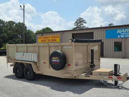 New 2026 PROSPECTOR 14K 7X16 TELESCOPING DUMP TRAILER 3' WALLS AND ALUMINIUM RAMPS
