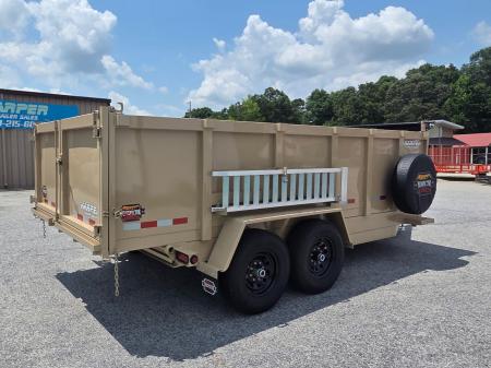 New 2026 PROSPECTOR 14K 7X16 TELESCOPING DUMP TRAILER 3' WALLS AND ALUMINIUM RAMPS