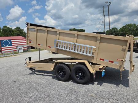 New 2026 PROSPECTOR 14K 7X16 TELESCOPING DUMP TRAILER 3' WALLS AND ALUMINIUM RAMPS