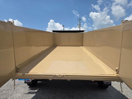 New 2026 PROSPECTOR 14K 7X16 TELESCOPING DUMP TRAILER 3' WALLS AND ALUMINIUM RAMPS