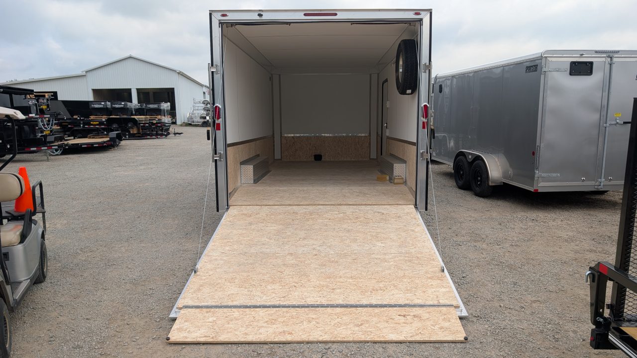 New 2027 Legend 8.5 x 18 Trail Master Flat Front Cargo Trailer w/ Ramp Door (84" INSIDE!!)