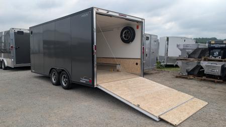 New 2027 Legend 8.5 x 18 Trail Master Flat Front Cargo Trailer w/ Ramp Door (84" INSIDE!!)