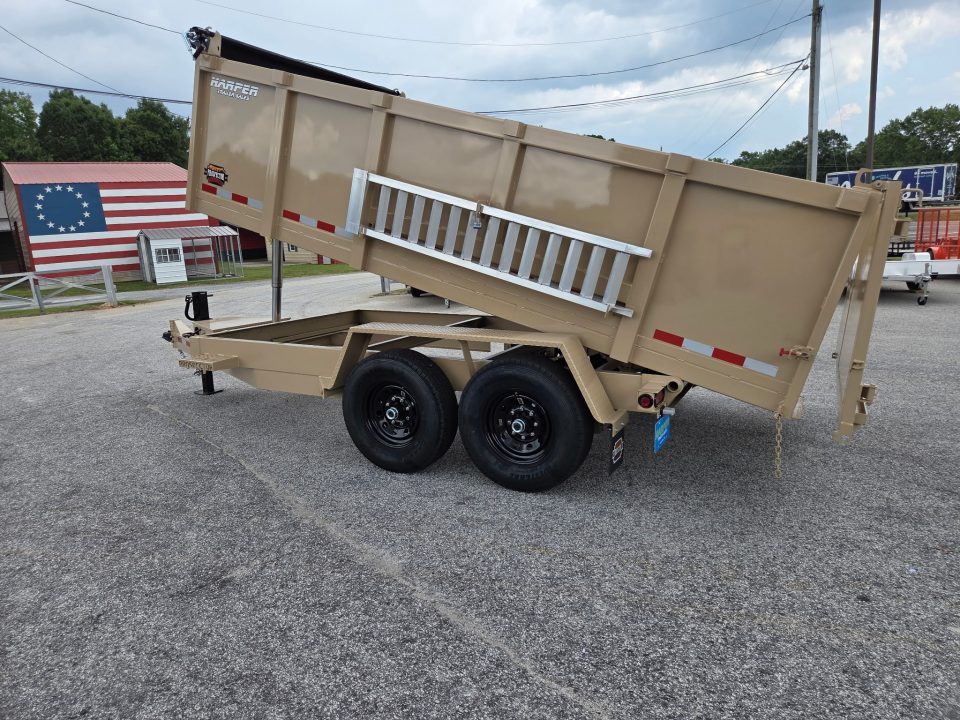 New 2026 PROSPECTOR 7X14 14K TELESCOPING DUMP TRAILER WITH 3' WALLS AND SPARE TIRE