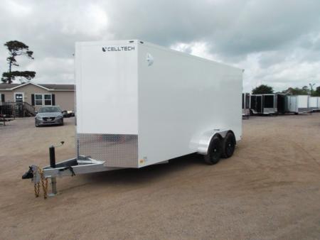 New 2026 Cell-Tech Trailers 7x16 Cargo Trailer / Construction Trailer / Industrial Trailer / 7ft Interior / 5200# Axles / Ramp / Screwless Exterior / E-Track / HEAVY DUTY Cell Tech Walls and Floor