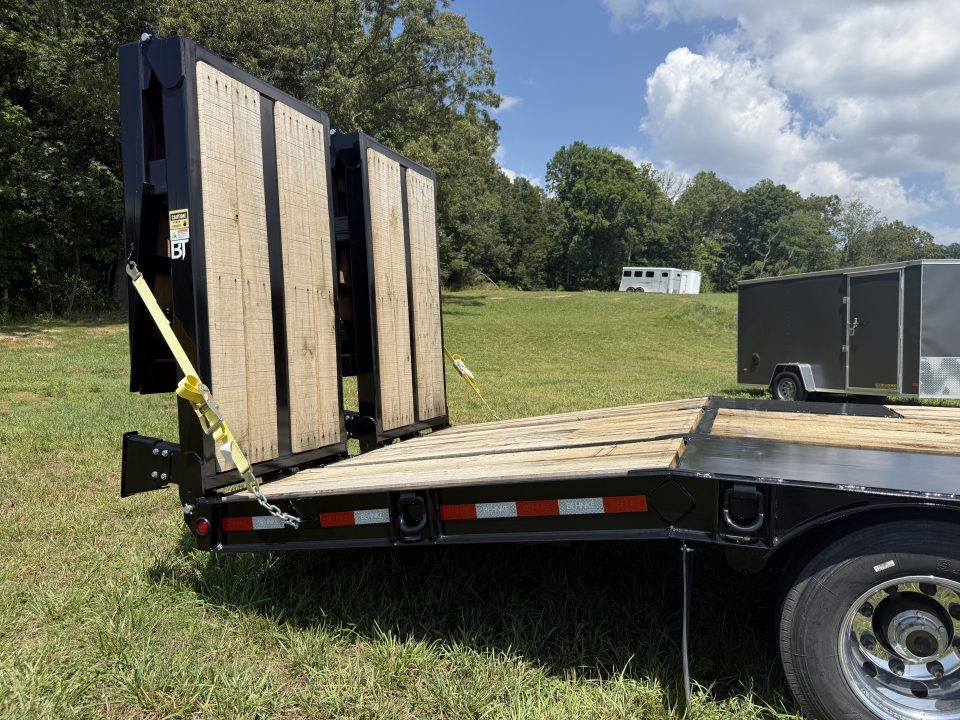 New 2026 Behnke FB 8X33 PINLE HYDRAULIC RAMPS ALUM WHEEL WHEEL Equipment Trailer