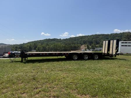 New 2026 Behnke FB 8X33 PINLE HYDRAULIC RAMPS ALUM WHEEL WHEEL Equipment Trailer