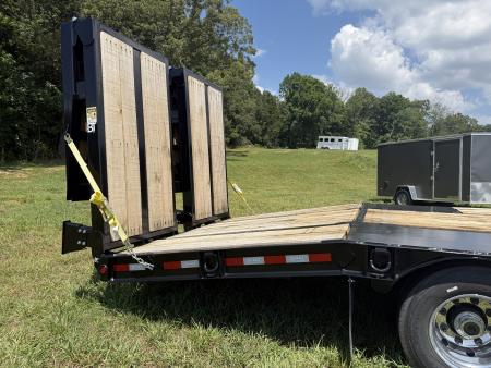 New 2026 Behnke FB 8X33 PINLE HYDRAULIC RAMPS ALUM WHEEL WHEEL Equipment Trailer