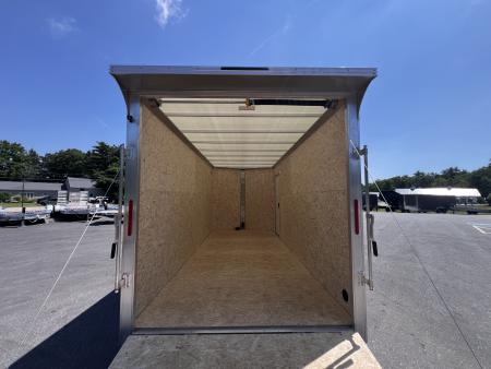 New 2026 High Country 7x16 + 18" V-Nose/ Aluminum trailer /.080 Polycore / Translucent Roof/ Spoiler -7000GVW