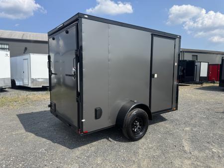 New 2026 Spartan Cargo SP6X10SA Cargo / Enclosed Trailer *CHARCOAL W/ BLACK