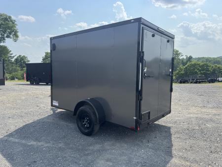 New 2026 Spartan Cargo SP6X10SA Cargo / Enclosed Trailer *CHARCOAL W/ BLACK