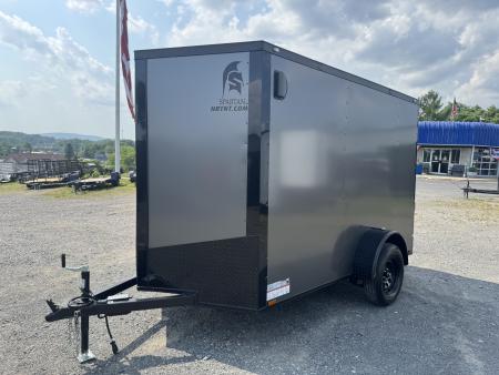 New 2026 Spartan Cargo SP6X10SA Cargo / Enclosed Trailer *CHARCOAL W/ BLACK