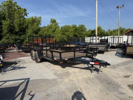 New 2026 Prospector 7X16 TA TUBE Utility Trailer