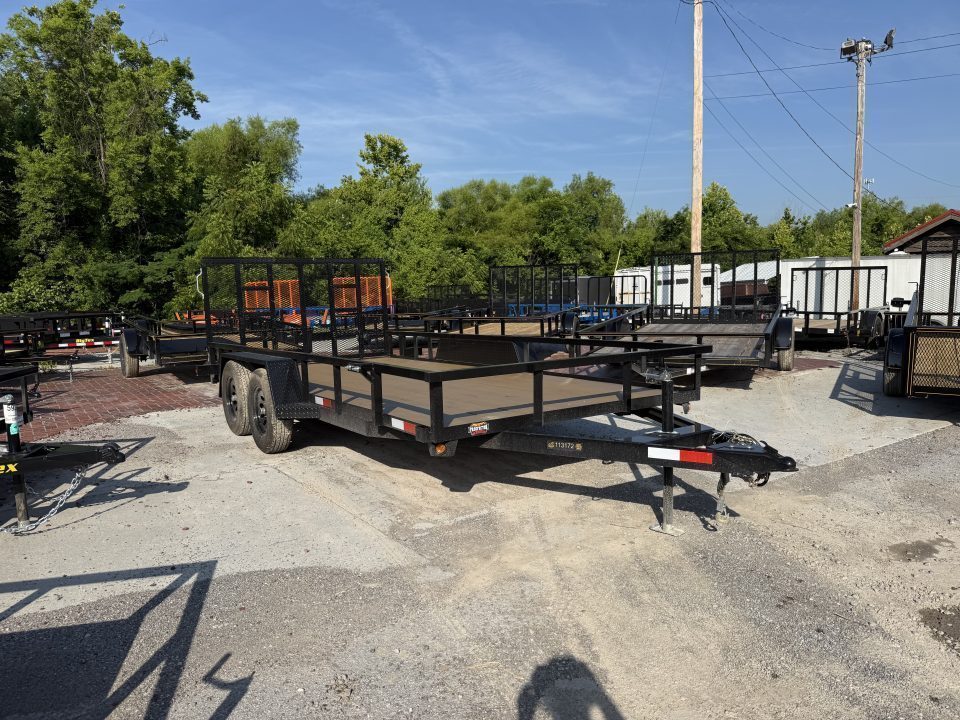 New 2026 Prospector 7X16 TA TUBE Utility Trailer