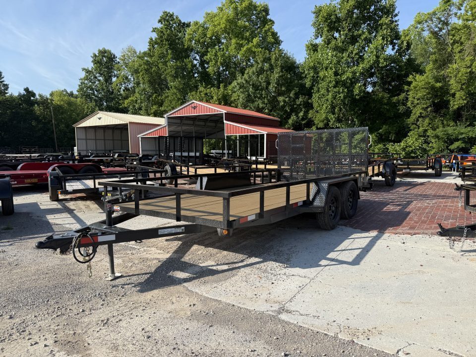 New 2026 Prospector 7X16 TA TUBE Utility Trailer