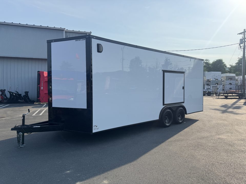 New 2026 Maximum Cargo Trailers 8.5X20 TA3 Cargo / Enclosed Trailer *7K GVWR *WHITE W/ BLACK
