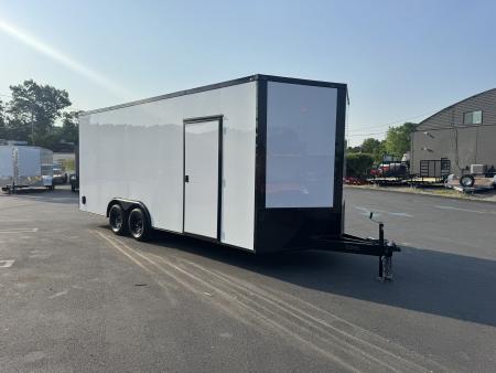 New 2026 Maximum Cargo Trailers 8.5X20 TA3 Cargo / Enclosed Trailer *7K GVWR *WHITE W/ BLACK