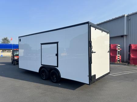 New 2026 Maximum Cargo Trailers 8.5X20 TA3 Cargo / Enclosed Trailer *7K GVWR *WHITE W/ BLACK
