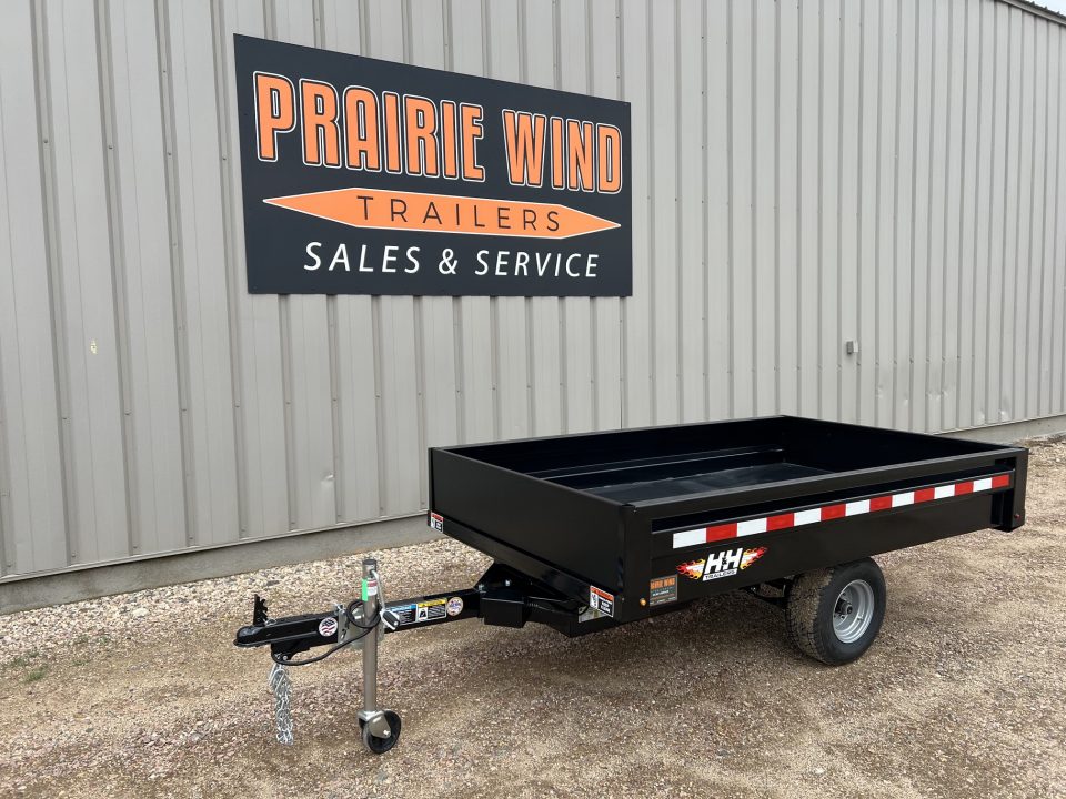 New 2026 H&H Trailers 8' Homeowner / UTV Dump Trailer