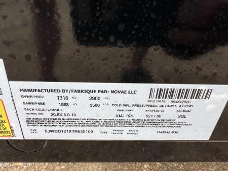 New 2026 H&H Trailers 8' Homeowner / UTV Dump Trailer