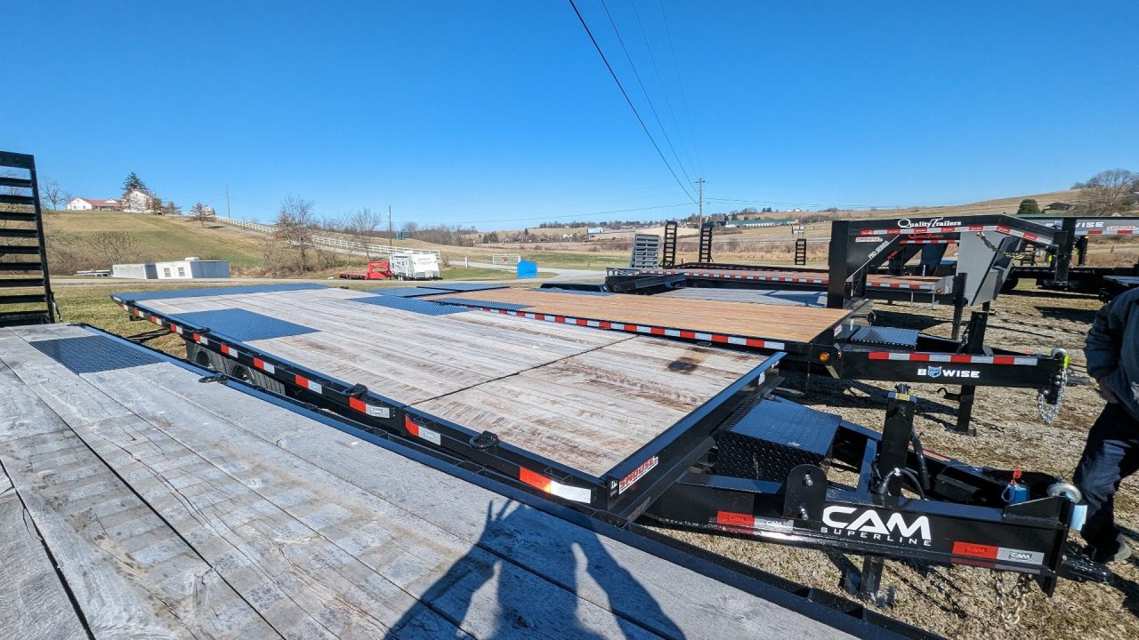 New 2026 CAM Superline 24' (4' Stationary + 20' Tilt) HD Deckover Split Tilt (8K AXLES!)